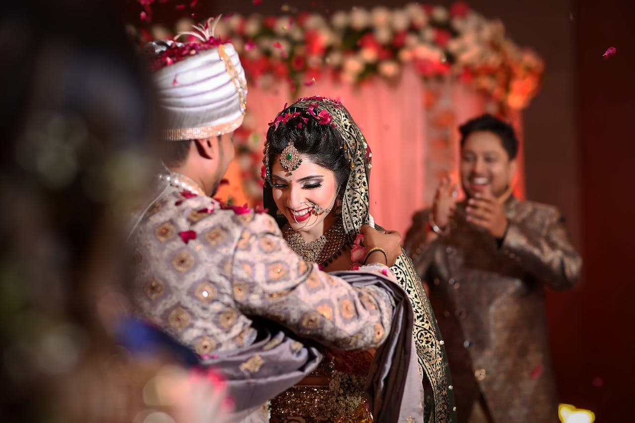A Beautiful Hindu Wedding at the Lakeside Temple